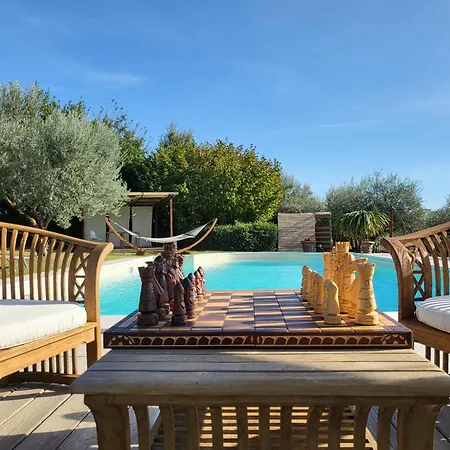 With Pool And Countryside View